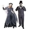 Zombie Bride and Groom Couple Costume view 1
