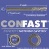 Confast 5/8" x 6" Hot-Dip Galvanized Wedge Anchors (Box of 20) view 2