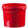 Fuduu.de Colored Plastic Bucket 21.1 L with Lid (1 pc) (Red) view 1