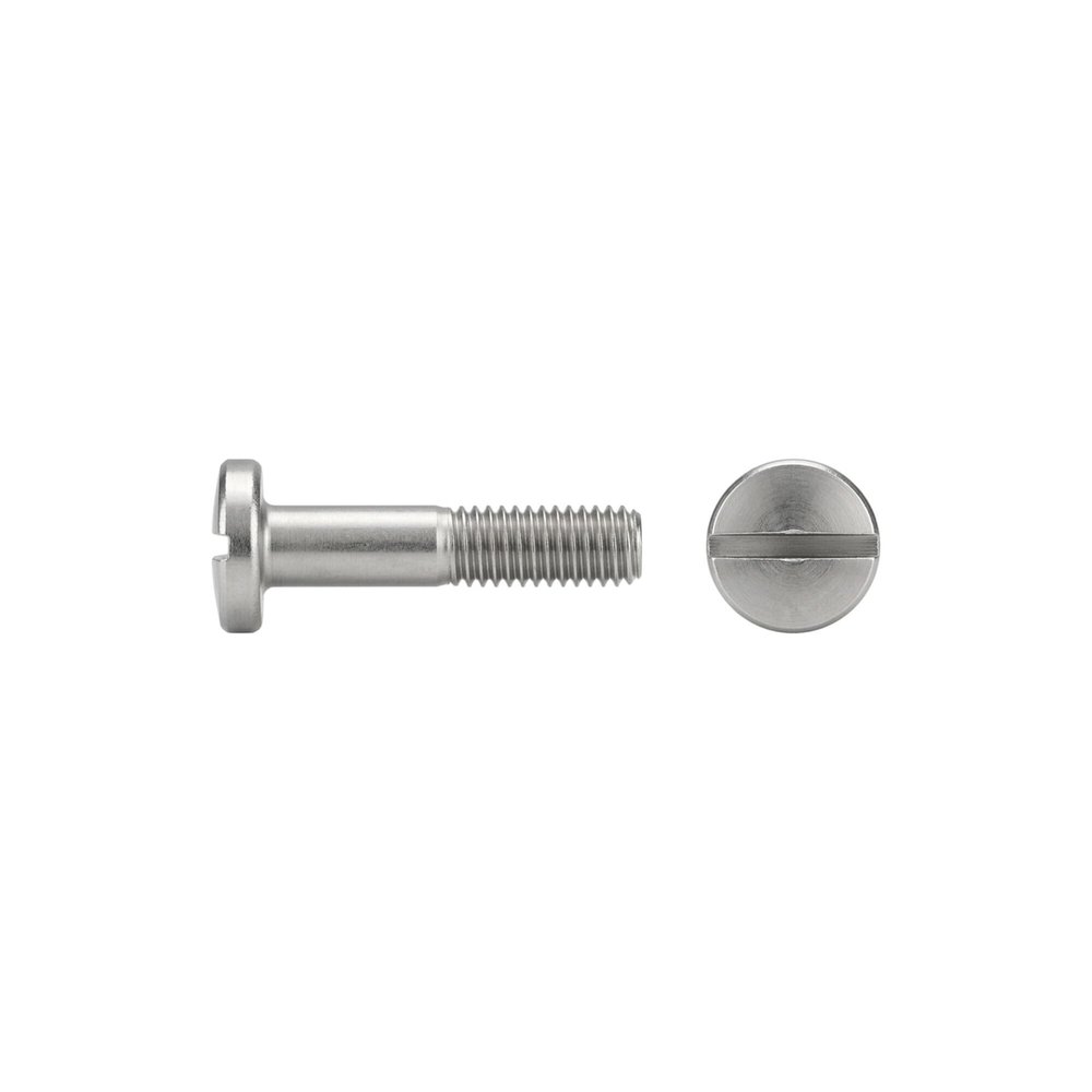DIN 85/ISO 1580 M6 x 60 Slotted Pan Head Screws, Stainless Steel A2, 200 pcs