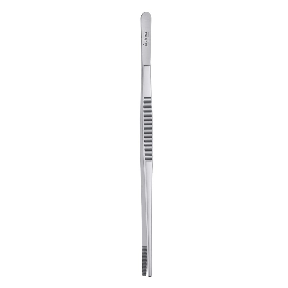 triangle 35 cm Stainless Steel Grill Tweezers, Dishwasher-Safe