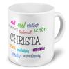 printplanet XXL Giant Mug with the Name Christa – Positive Traits view 1