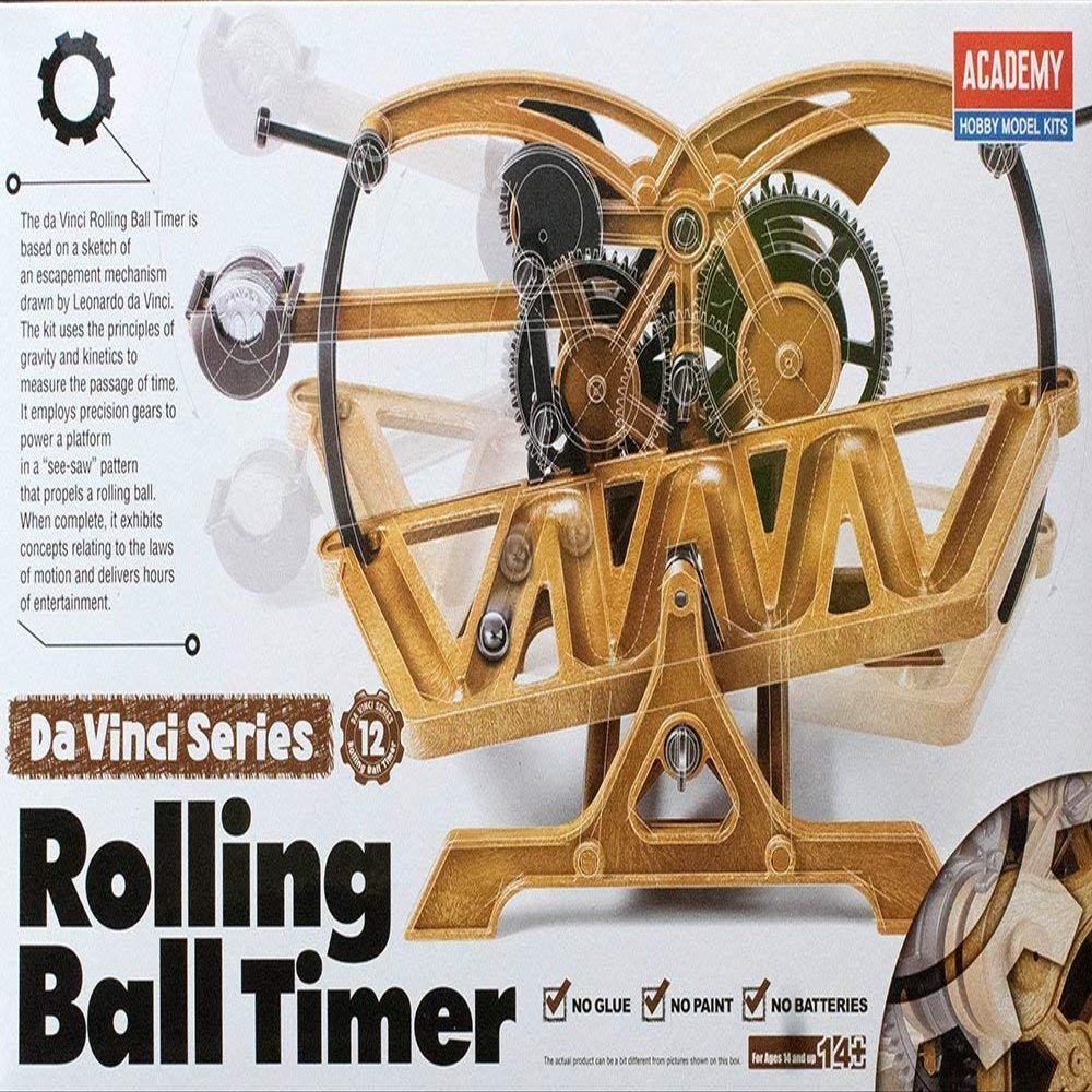 ACADEMY HOBBY MODEL KITS Da Vinci Series Rolling Ball Timer AC18174