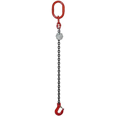 Planeta A00382 3 m Grade 8 Single-Leg Chain Sling, 5.3 t