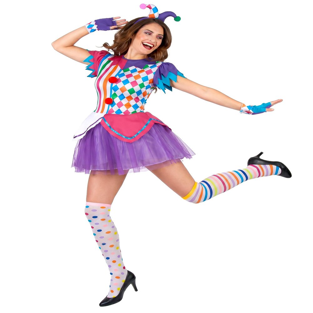 DEGUISE TOI Women's Colorful Harlequin Costume
