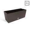 30 L Rato Series Planter Box in Rattan Look, Brown, Square view 3