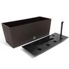 30 L Rato Series Planter Box in Rattan Look, Brown, Square view 4