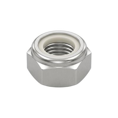 Self-Locking Hex Nut DIN 985 M24 x 3, Steel, Zinc-Flake Coated, 25-Pack