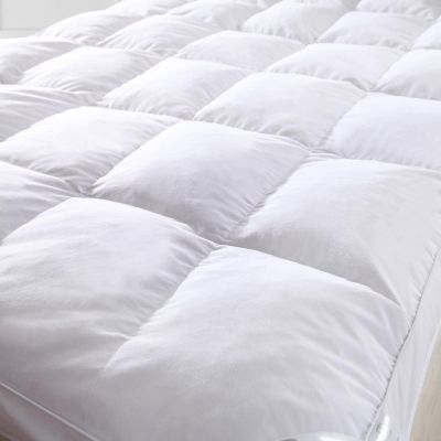 Hotel-Quality Duck Feather and Down Mattress Topper