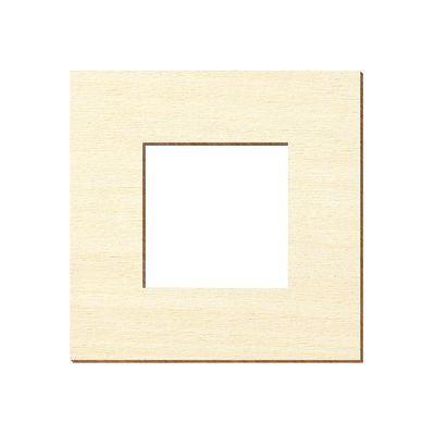 Plywood Squares with Custom Interior Cutouts, 5–40 cm