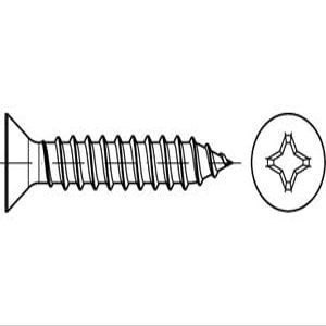 DIN 7982 A2 4.8 x 19 C-H A2 VE=S Countersunk Sheet Metal Screws, 500 pcs
