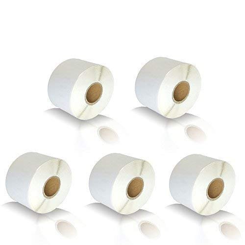 5-Pack Compatible Dymo 99019 Label Rolls, 190 x 59 mm, 110 Labels