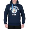 Manchester City FC Men's Fleece Hoodie with Graphic Print - Official Merchandise - Gift for Soccer Fans - S view 1
