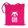 JUNIWORDS Cotton Tote Bag, Choose a Design & Color, That makes me FOXDEVILSWILD (Bag: Pink, Text: White) view 1