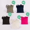 JUNIWORDS Cotton Tote Bag, Choose a Design & Color, That makes me FOXDEVILSWILD (Bag: Pink, Text: White) view 3
