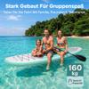 SereneLife Inflatable Stand-Up Paddle Board Set with Paddle, Pump & Carry Bag view 2