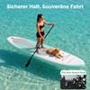 SereneLife Inflatable Stand-Up Paddle Board Set with Paddle, Pump & Carry Bag view 4