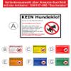 No Dog Toilet Sign - 45 x 30 cm - 3 mm Rigid Foam - 20 Variants S00187-008-D view 3