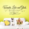 Grandora Wall Decal Quote “Believe in Miracles, Love and Luck” – Light Pink, 90 × 28 cm, W5393 view 3