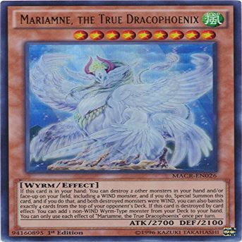 YU-GI-OH! Mariamne, The True Dracophoenix - MACR-EN026 - Ultra Rare - 1st Edition - Maximum Crisis (1st Edition)