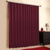 Made-to-Measure Flame-Retardant Blackout Curtain, Extra-Wide, Bordeaux Red, 140 x 300 cm (H x W) view 2