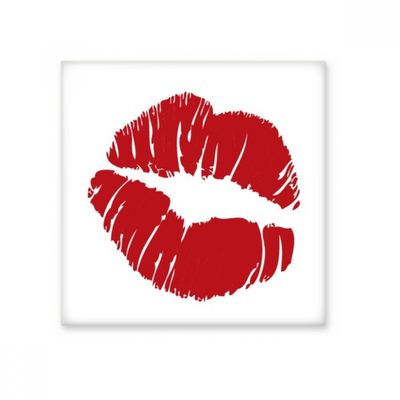 Hot Sexy Lip Kiss Happy Valentine's Day Ceramic Bisque Tiles for Room and Kitchen Decor