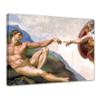 Bilderdepot24 Michelangelo The Creation of Adam Canvas Wall Art, 70 x 50 cm view 1