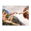 Bilderdepot24 Michelangelo The Creation of Adam Canvas Wall Art, 70 x 50 cm view 2