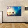 islandburner Canvas Wall Art, Great Surfing Wave in the Sun view 2