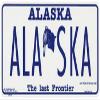 Sign - ALASKA the last Frontier - 309221 - approx. 30 x 15 cm view 1