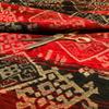 Redbrick Mill Heavy Aztec Chenille Upholstery Fabric, Red/Black (10 × 8 cm Sample) view 4