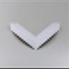 Homedecoration Misano Picture Frame 24 x 78 cm, White Wood-Grain Finish, with 1 mm Anti-Glare Acrylic Glass view 3
