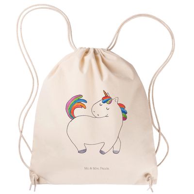 Mr. & Mrs. Panda Unicorn Pride Drawstring Bag