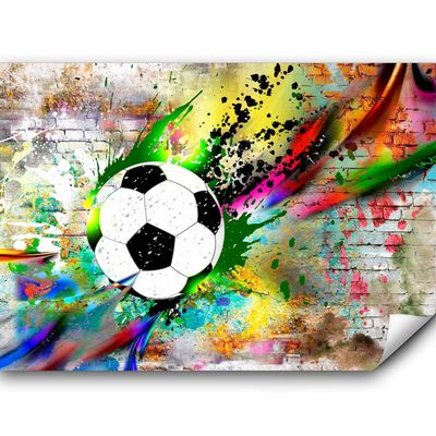 murando Football Non-Woven Photo Wallpaper, 350 x 256 cm, Bedroom, Living Room