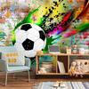 murando Football Non-Woven Photo Wallpaper, 350 x 256 cm, Bedroom, Living Room view 2