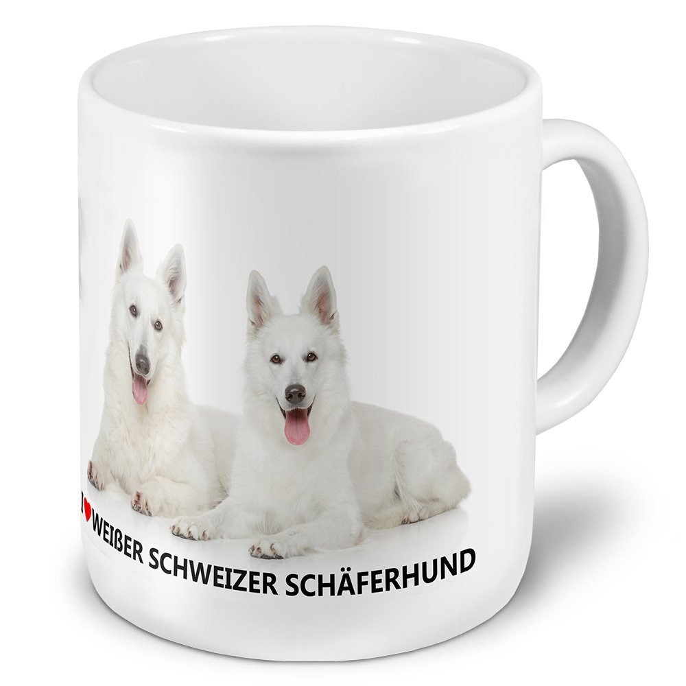 printplanet XXL Jumbo Mug White Swiss Shepherd - Dog Picture Mug