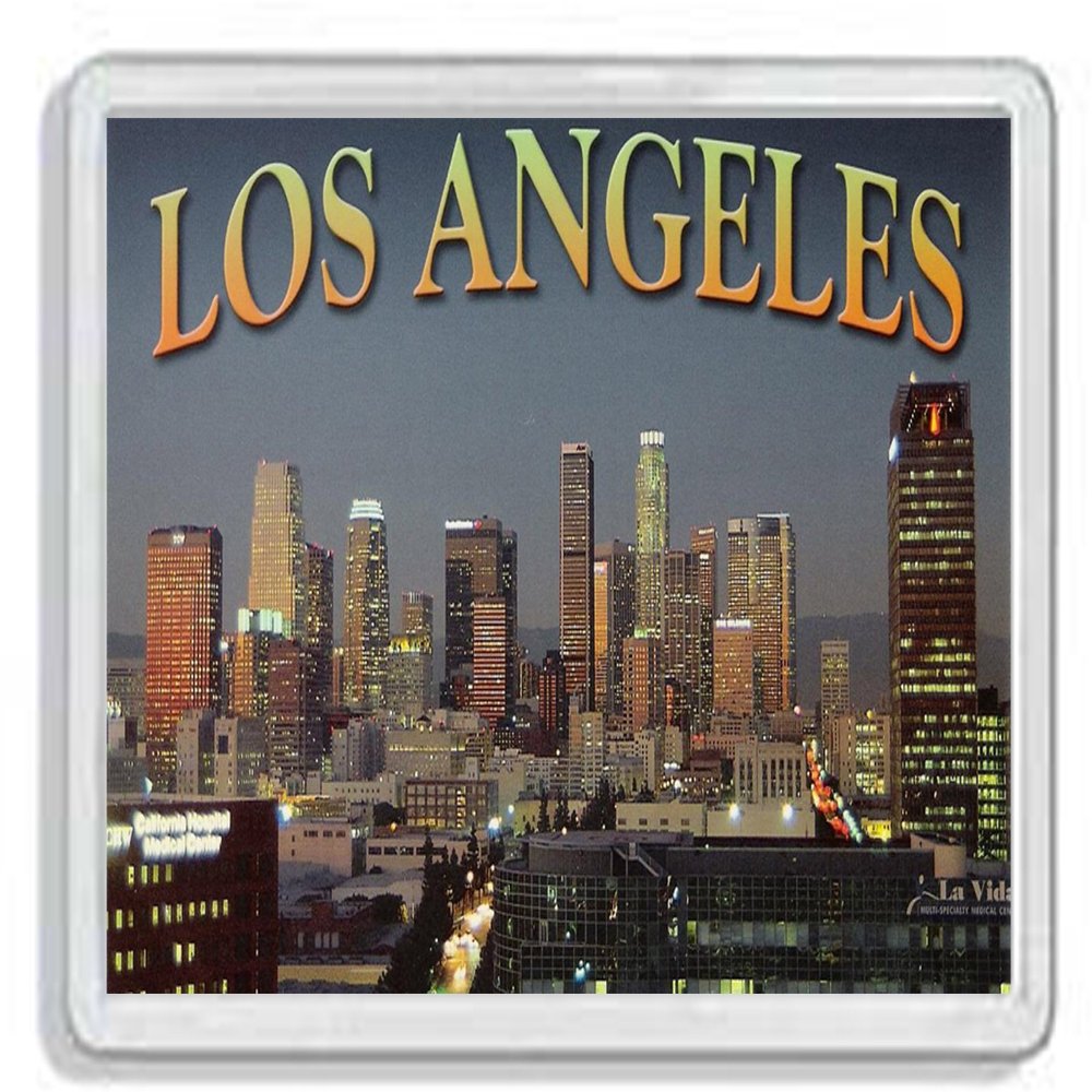 AWS Los Angeles USA Souvenir Fridge Magnet, Hard PVC