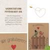 Die Stadtgärtner Wedding Card with Seed Tag, Bird Motif, Wildflower Seeds, and Envelope, 10.5 x 14.8 cm (A6) view 4