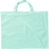 Nashville print factory cotton bag, short handles, 10-pack, mint blue, unprinted view 1