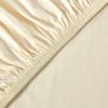 leevitex Premium Topper Fitted Sheet 180x200–200x220 cm | 18 cm Drop | For Toppers & Box Spring Beds | 100% Mako Jersey Cotton | OEKO-TEX Certified | 170 g/m² | Cream/Natural White view 2