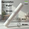 CABRO Plotter Paper 914 mm x 50 m, 90 gsm “Color” – 6-Roll Carton view 3