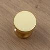 Round Polished Brass Furniture Knob H10183, 25 mm view 3