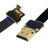 CY CYFPV 90° Upward-Angled FPV Micro HDMI Male to HDMI Male Flat Cable, 50 cm view 3