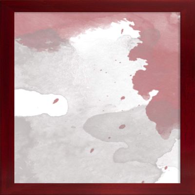 Homedecoration Misano Picture Frame 31 x 66 cm, Wiped Wine Red, with 1 mm Anti-Glare Acrylic Glass