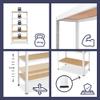 shelfplaza Home 180x70x60 cm Heavy-Duty Shelving Unit, White, 5 Shelves x 175 kg view 2