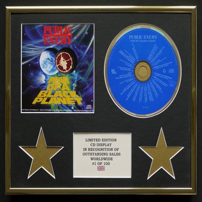 Public Enemy CD Display, Limited Edition, Fear of a Black Planet