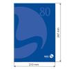 BM BeMore Color 80, 0110591 – A4 Notebook – Q Ruling, 5 mm Grid with Margin – 80 g/m² Paper – 9 Colors – Pack of 12 view 4