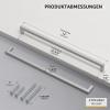 goldenwarm 10-Pack Brushed Stainless Steel Cabinet Handles, 320 mm Hole Spacing view 2