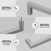 goldenwarm 10-Pack Brushed Stainless Steel Cabinet Handles, 320 mm Hole Spacing view 3