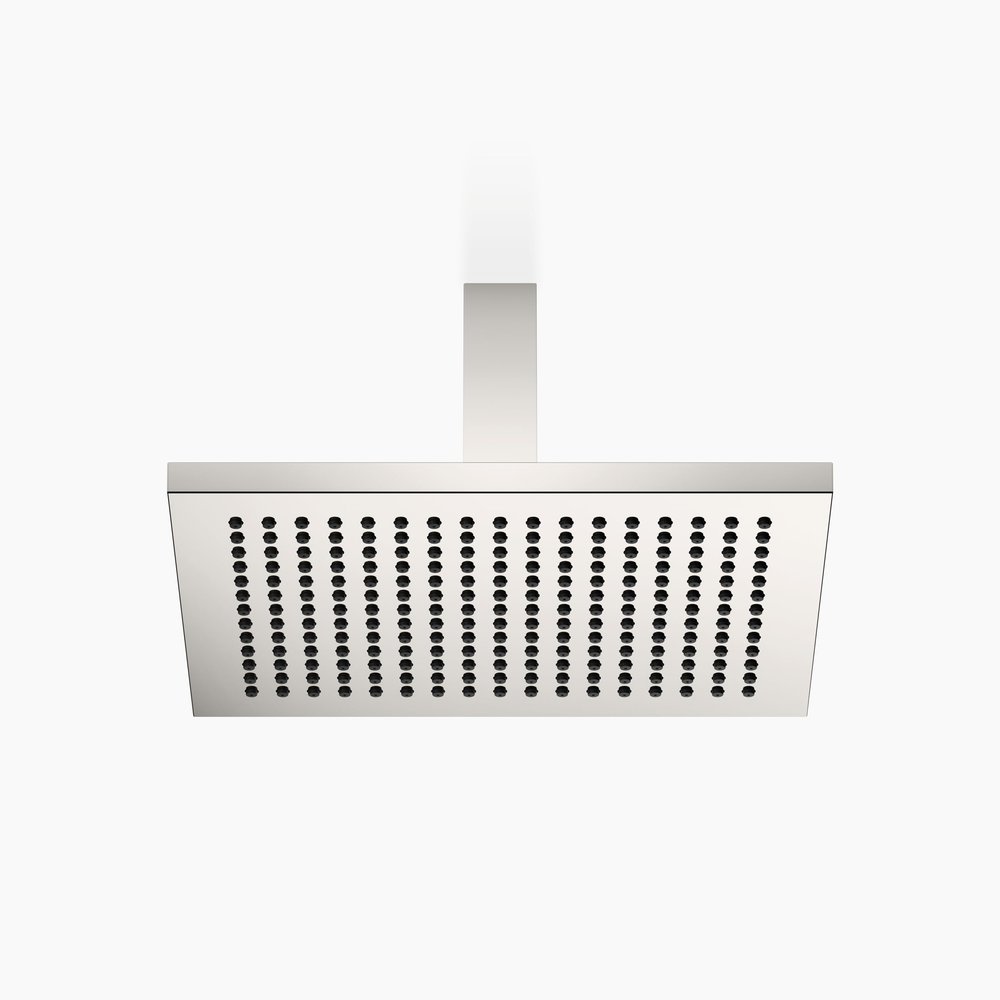 Dornbracht Ceiling-Mounted Rain Shower, 300 x 240 mm, 28775980-08, Platinum